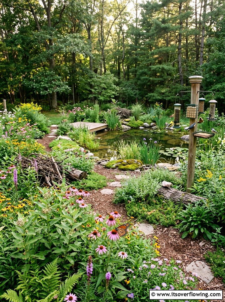 Wildlife sanctuary backyard - 25 backyard ideas with butterfly garden