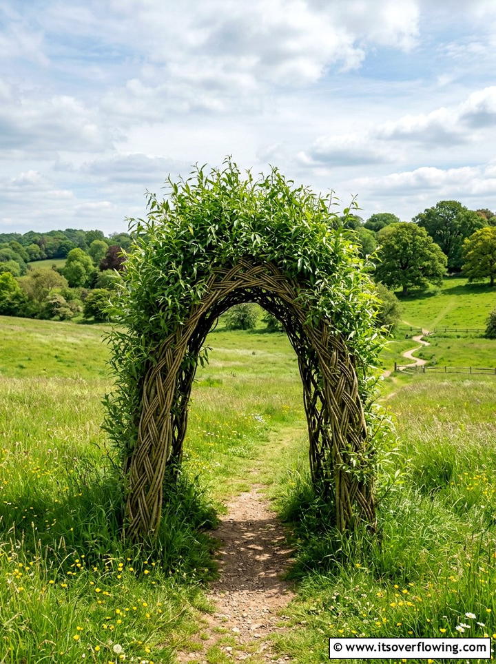 Willow Tree Arbor - 25 garden ideas with arbors