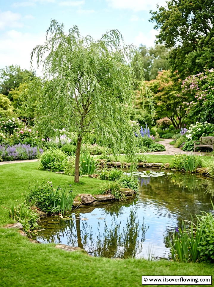Willow tree planting - 25 garden ideas for rainy climate