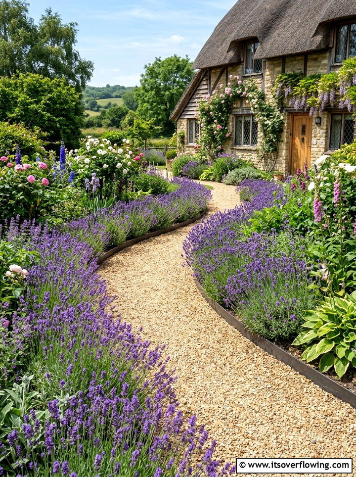 Winding Gravel Path - 25 backyard ideas for sloped yards