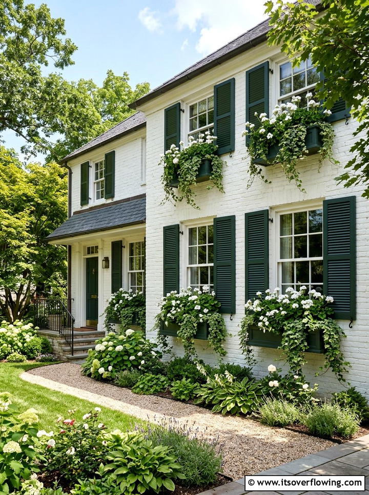 Window Box - 25 garden decor ideas for front yards
