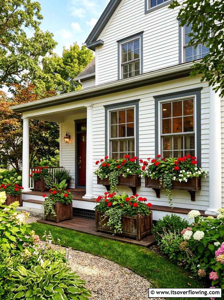 Window Box Flower Porch - 25 front porch ideas with flowers