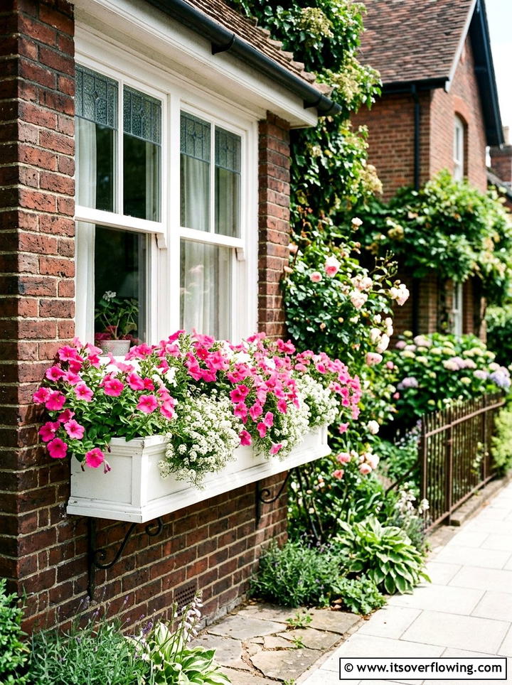 Window Box Flowers - 25 creative garden ideas with butterfly habitats