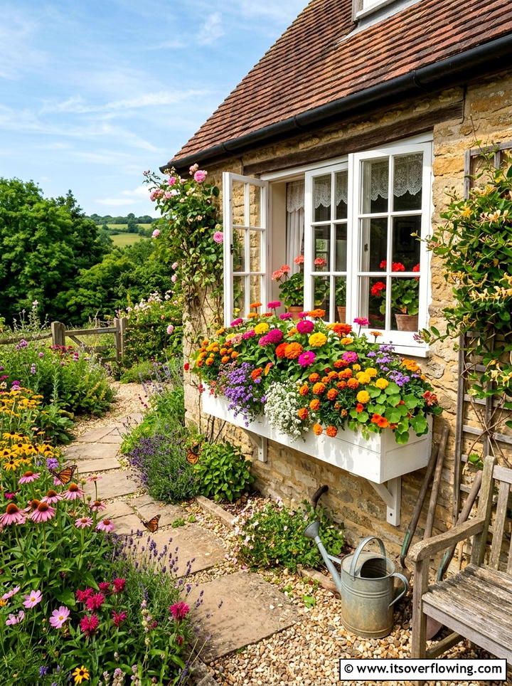Window Box For Butterfly Flowers - 25 garden decor ideas for pollinator gardens