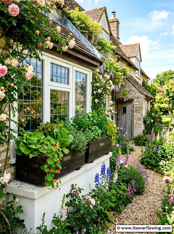 Window Box Garden - 25 backyard ideas with vegetable garden