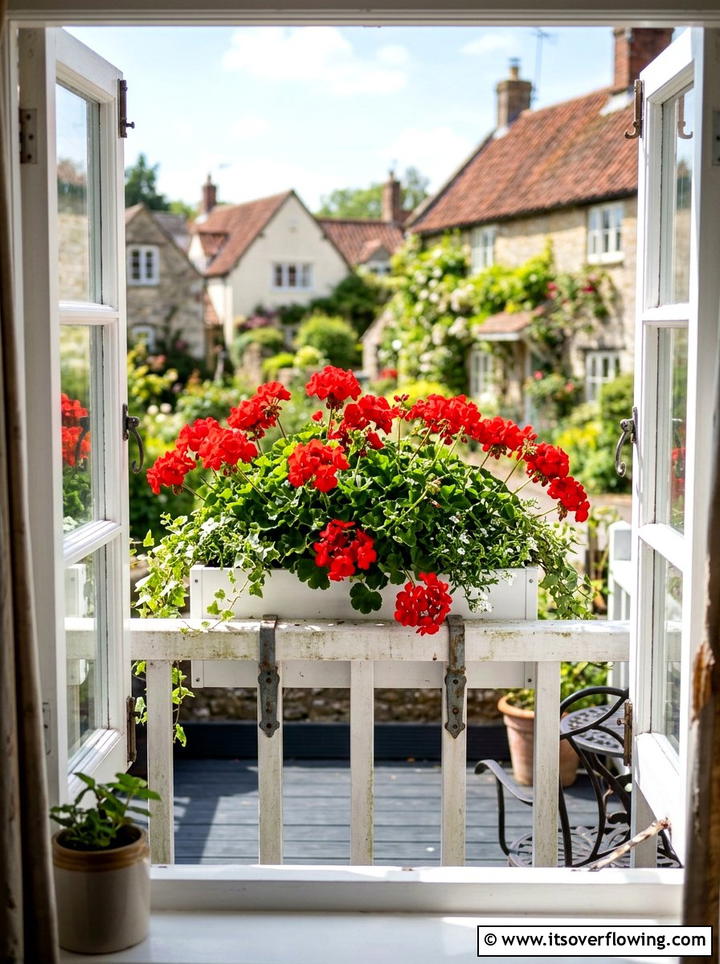Window Box Planter - 25 small garden ideas for balcony