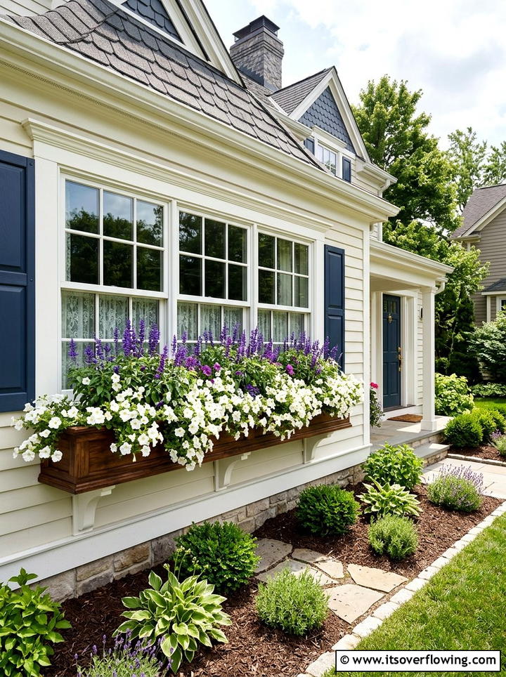 Window Box Planter - 25 small garden ideas with vertical planters