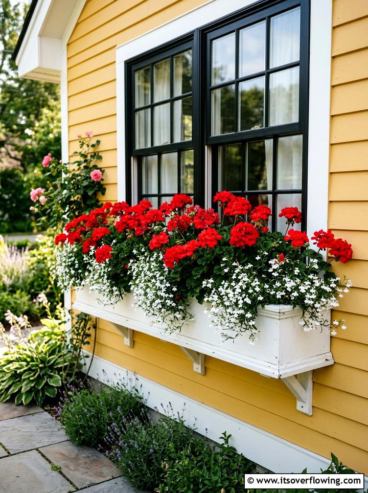 Window Box Planter - 25 front porch ideas for narrow entry