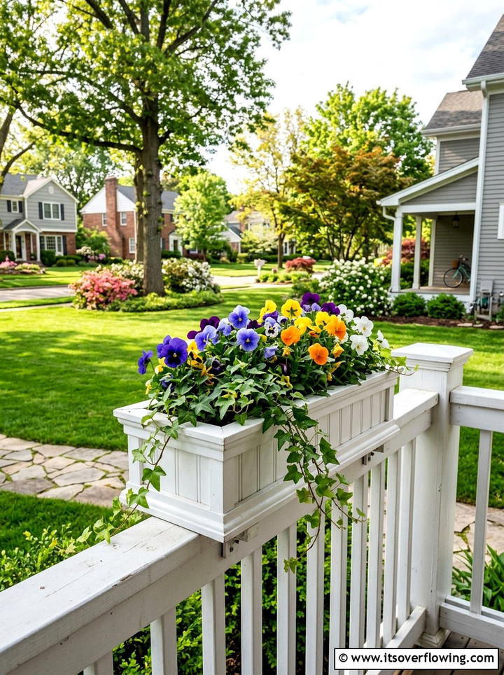Window Box Planter For Railing - 25 creative garden ideas for porches