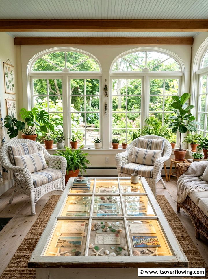 Window Frame - 25 reusing old things ideas for tables
