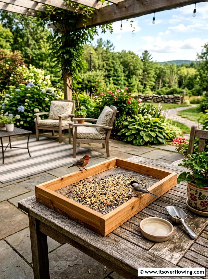 Window Screen Bird Feeder - 25 reusing old things ideas for bird feeders