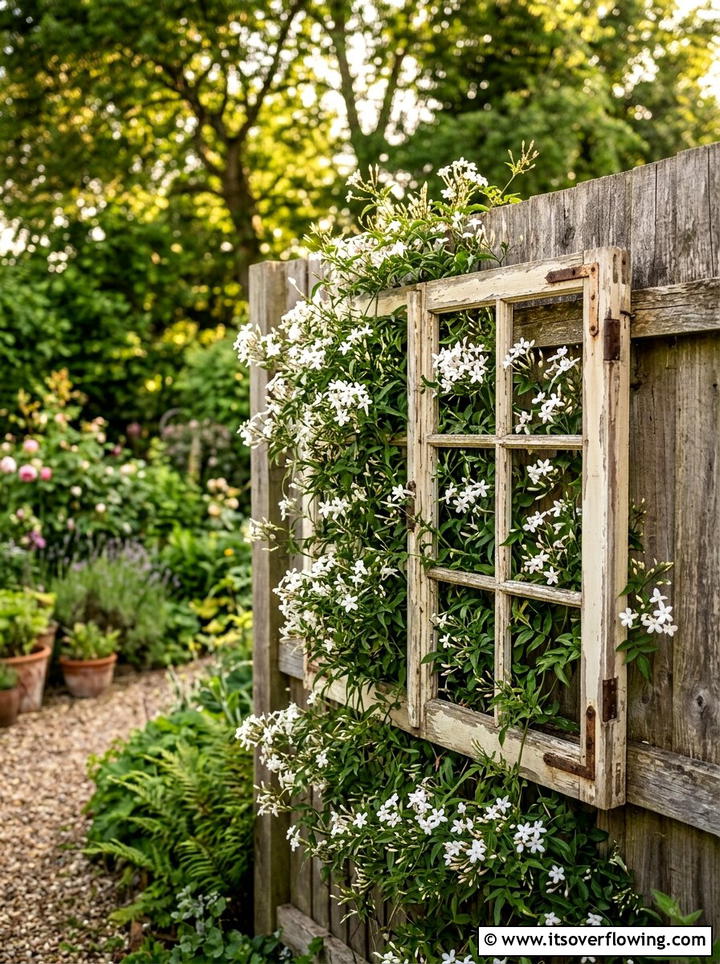 Window frame - 25 reusing old things ideas for trellis