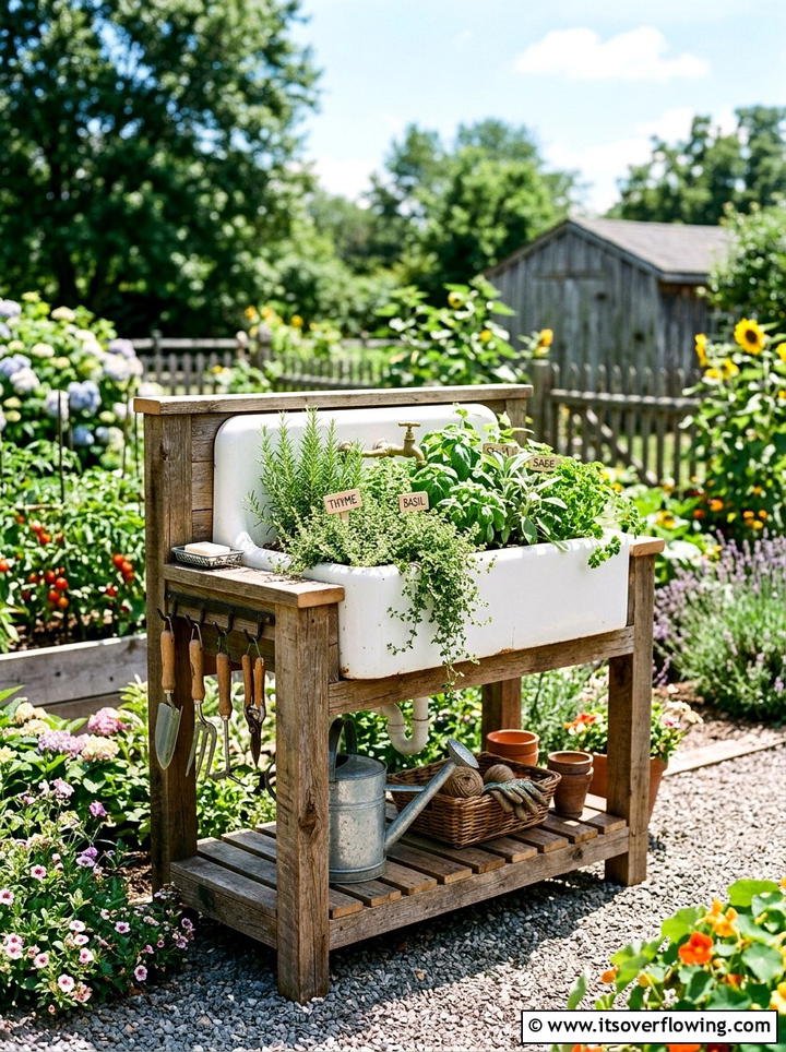 Wine Bottle Garden Border - 25 recycled garden ideas on a budget