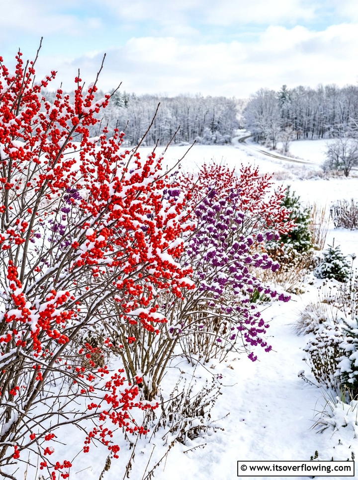 Winter Berry Bushes - 25 garden ideas for winter