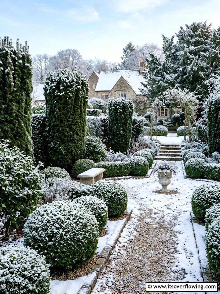 Winter Evergreen Shrubs - 25 garden ideas for winter