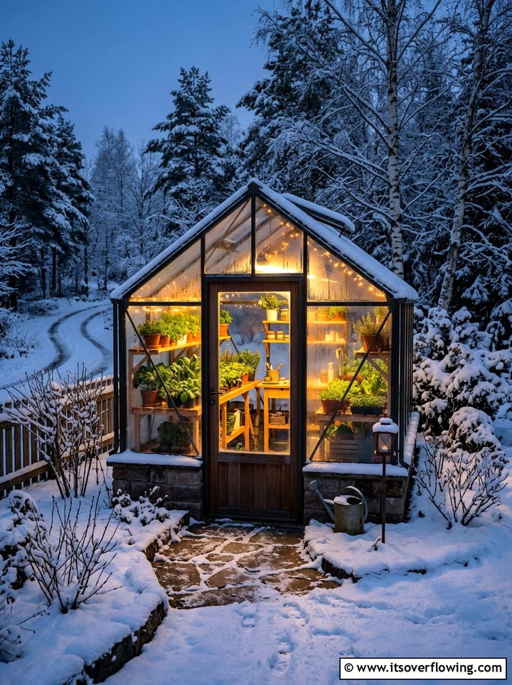 Winter Greenhouse Setup - 25 garden ideas for winter