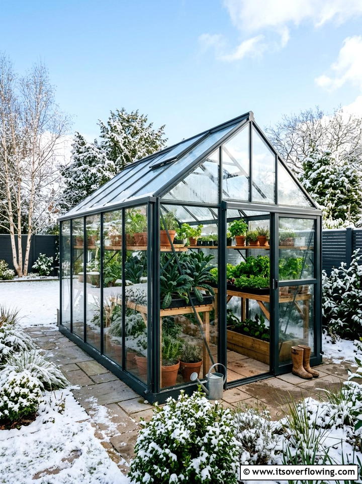 Winter Greenhouse - 25 garden ideas for cold climate