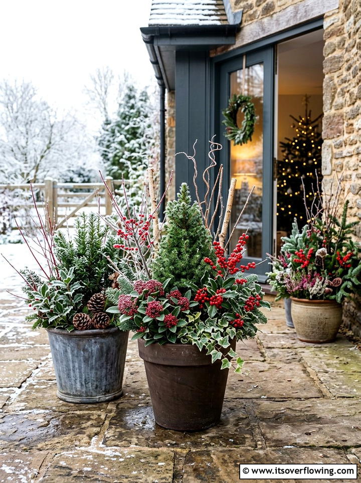 Winter Hardy Planters - 25 backyard ideas for year round use