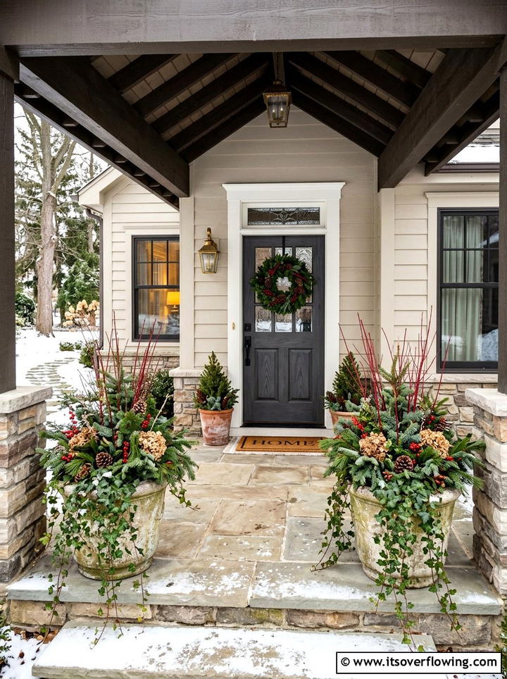 Winter container plants - 25 creative garden ideas for winter interest