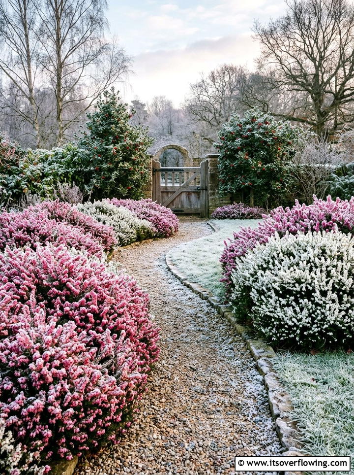 Winter flowering heathers - 25 small garden ideas for year round color