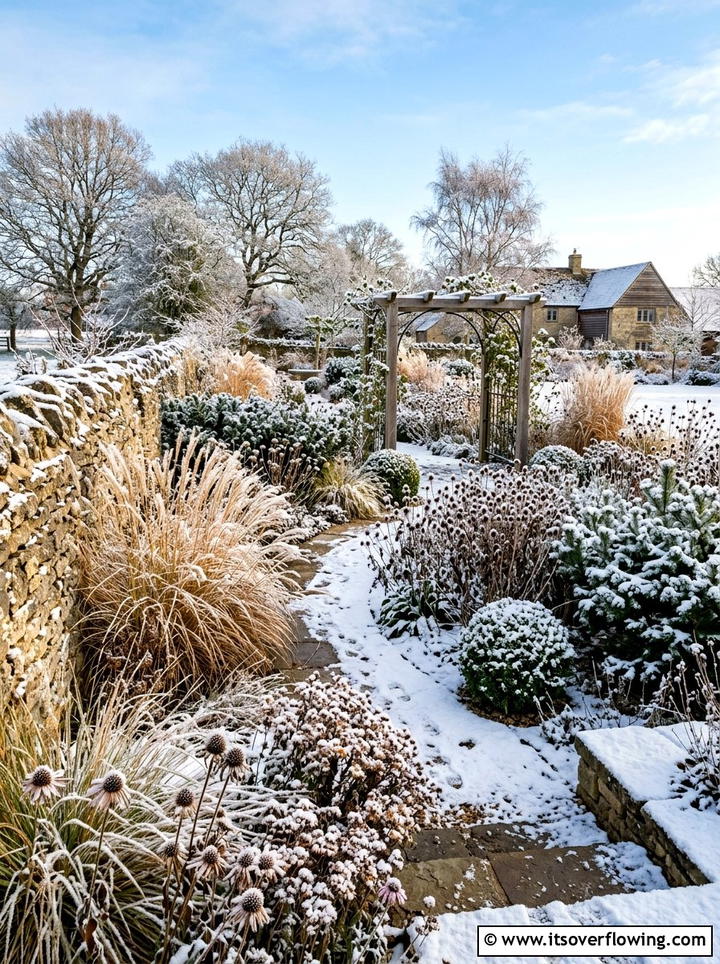 Winter interest pollinator garden - 25 garden ideas with pollinator plants