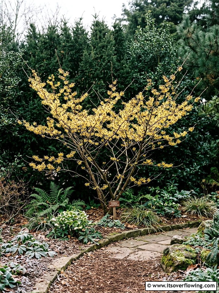 Witch hazel blooms - 25 creative garden ideas for fall color