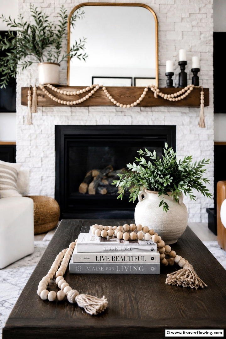 Wood Bead Garlands - 50 Fall Decor Trends 2025 to Inspire Seasonal Style