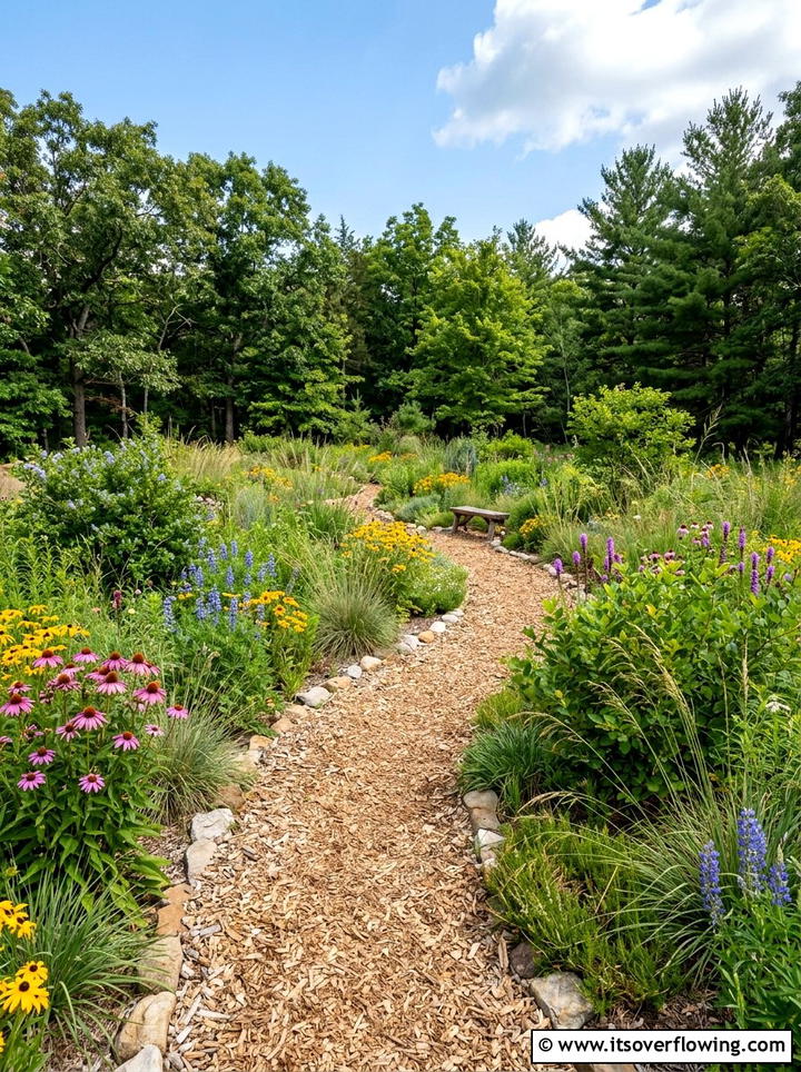 Wood Edging - 25 garden design ideas for low budget projects