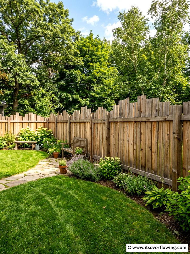 Wood Plank Backyard Fencing - 25 backyard decorating ideas with reclaimed wood projects