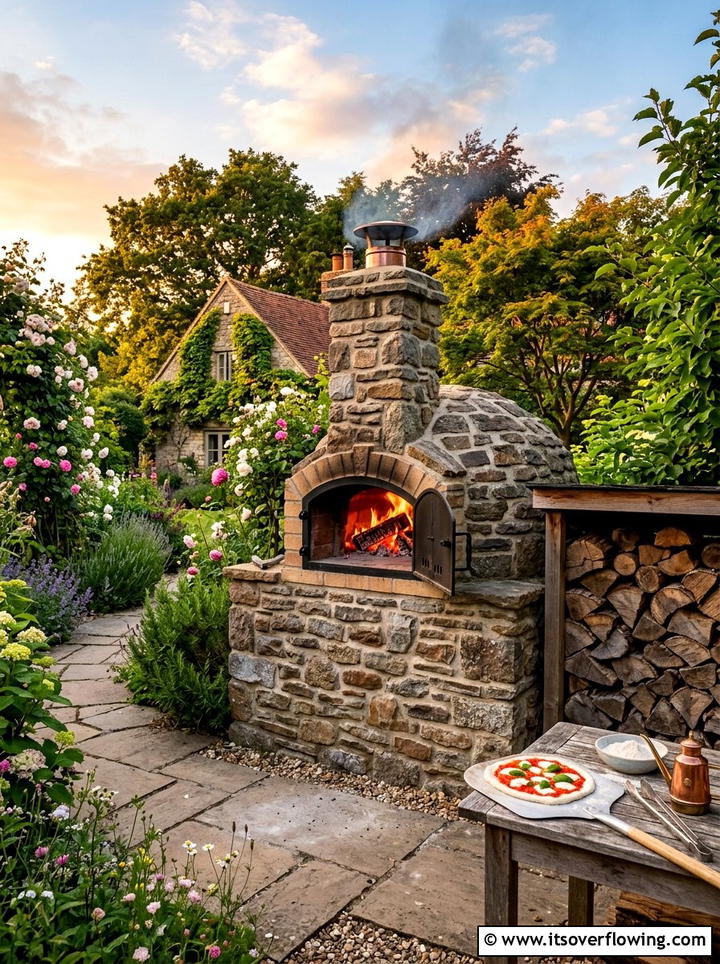 Wood fired pizza oven - 25 backyard ideas with pizza oven