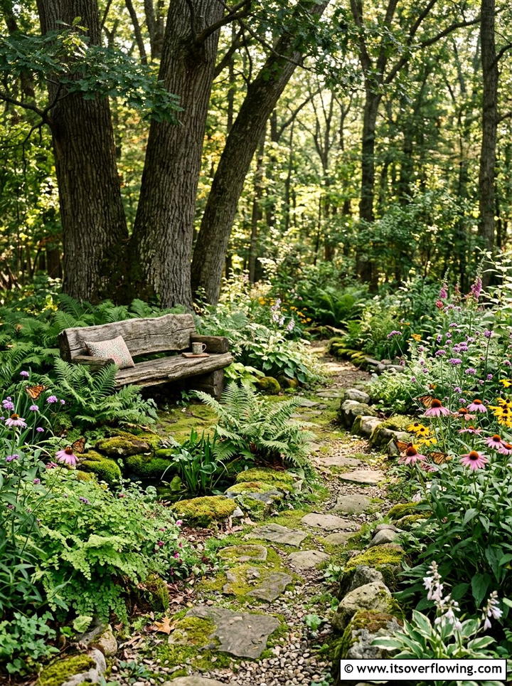 Wooded butterfly backyard - 25 backyard ideas with butterfly garden