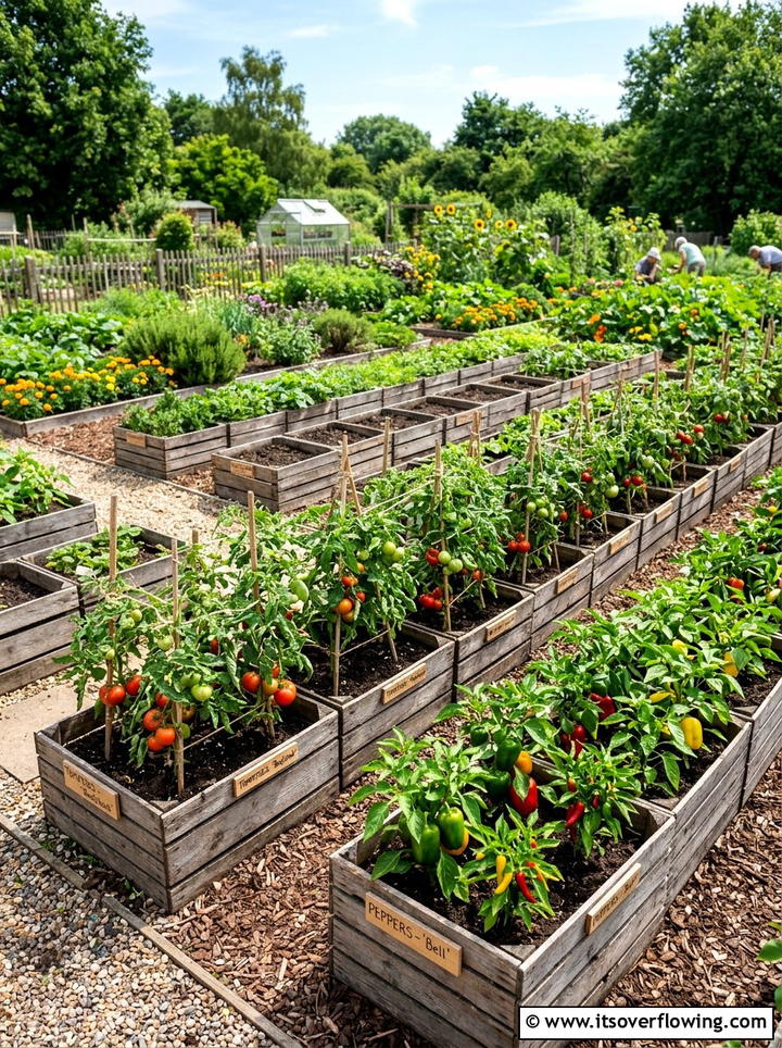 Wooden Crate Vegetable Patch - 25 recycled garden ideas for community spaces