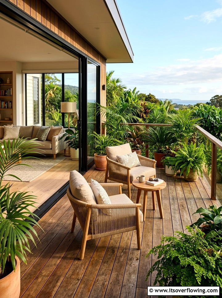 Wooden Deck Terrace - 25 garden design ideas with terraces
