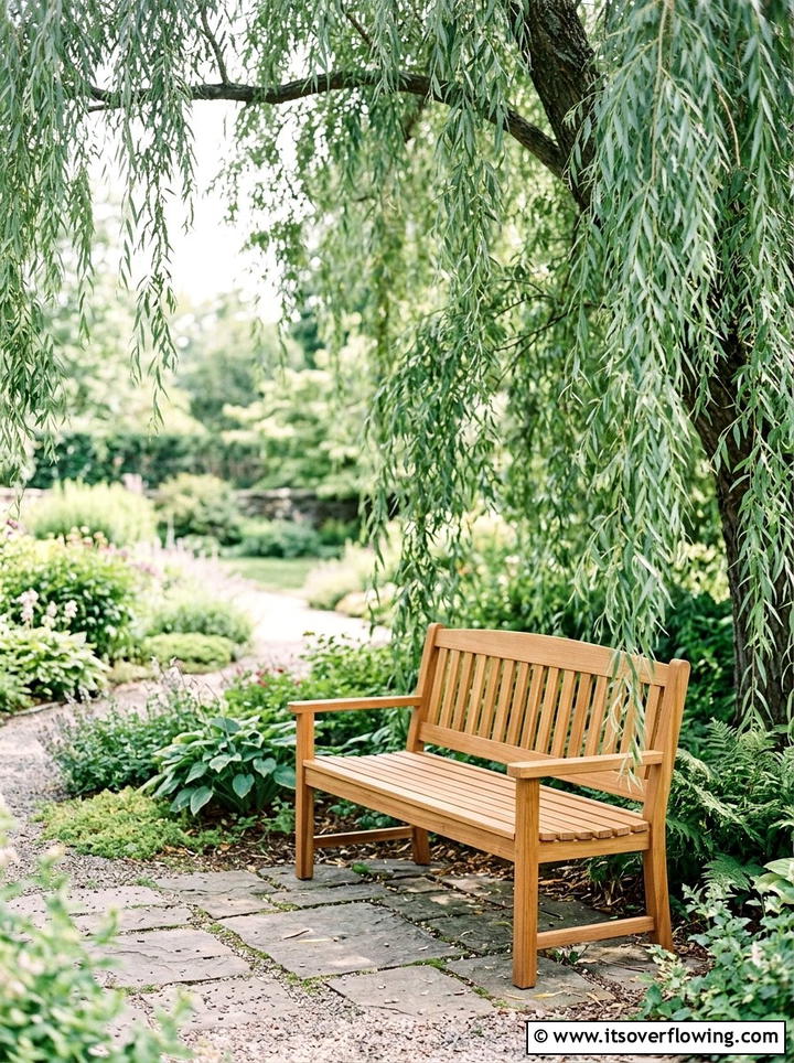 Wooden Garden Bench - 25 garden decor ideas diy