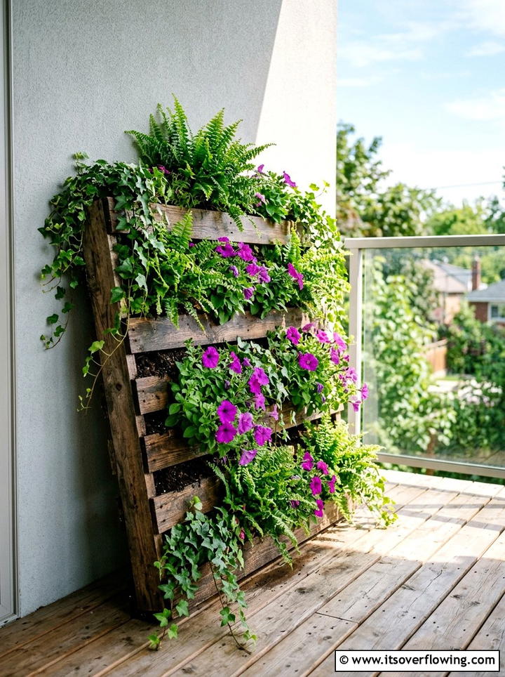 Wooden Pallet Garden - 25 reusing old things ideas for backyard
