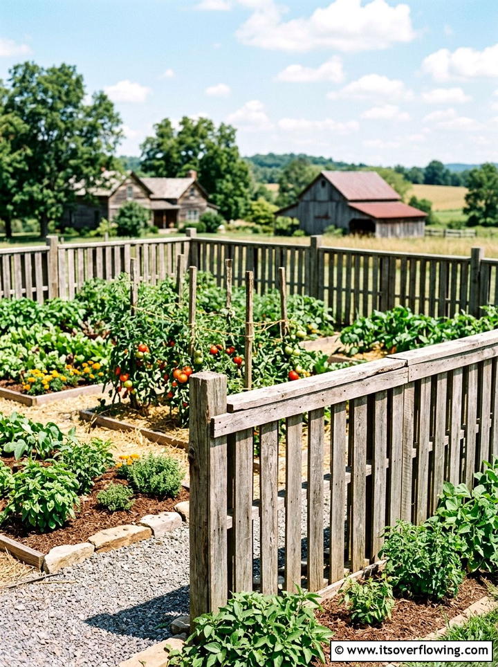 Wooden Pallet Garden Fence - 25 cheap garden ideas with edging
