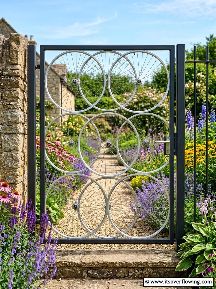 Wooden Pallet Garden Gate - 25 reusing old things ideas for gate decor