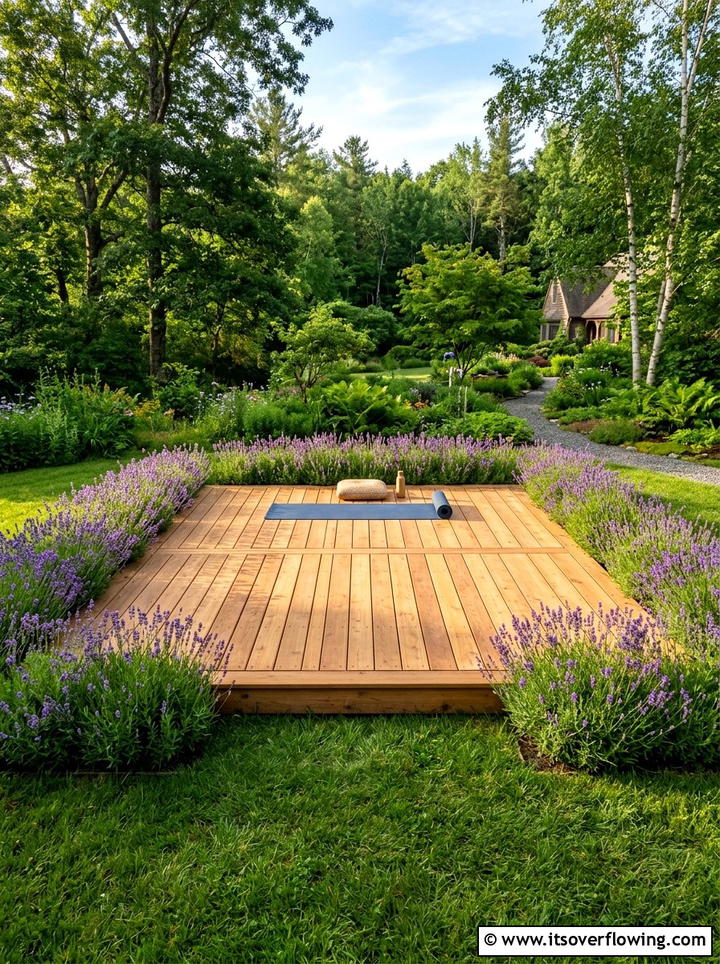 Wooden Platform For Backyard Yoga - 25 backyard ideas with yoga deck