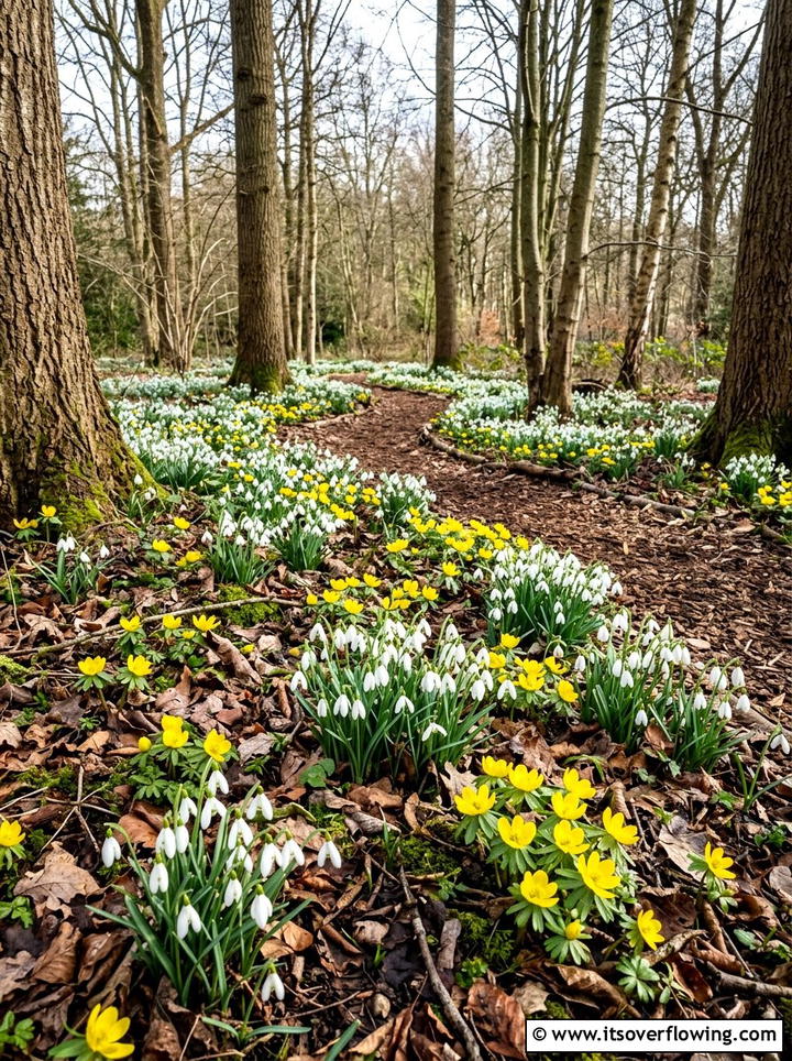 Woodland Bulb Garden - 25 garden design ideas with woodland plants