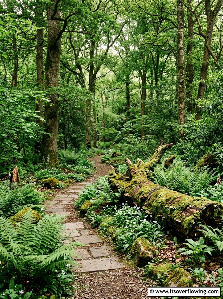 Woodland Inspired Setting - 25 backyard ideas with low maintenance plants
