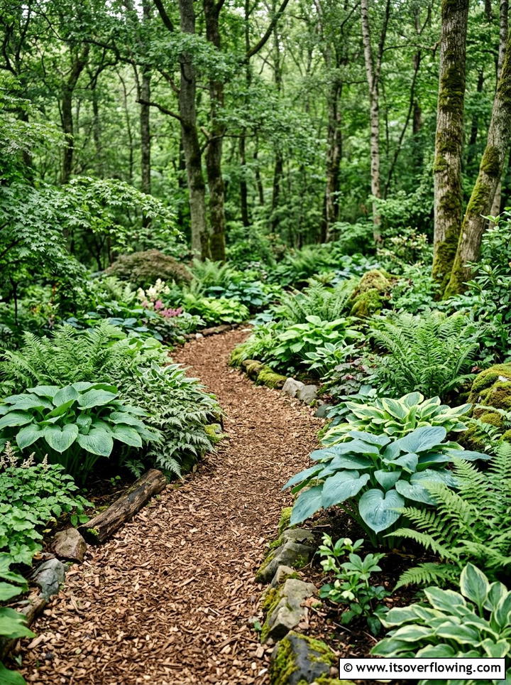 Woodland shade garden - 25 garden design ideas for projects