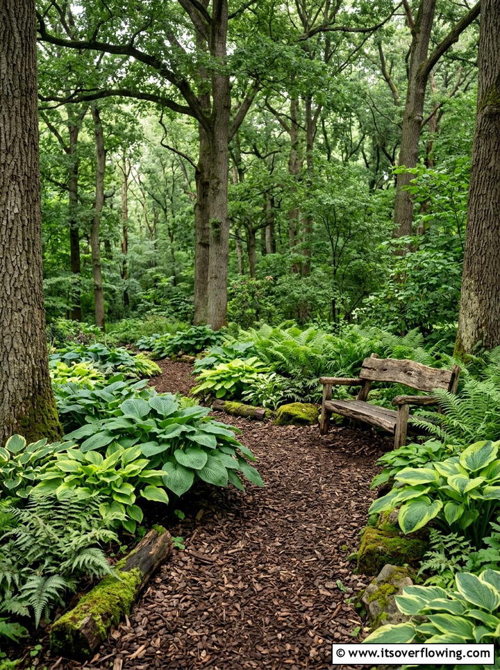 Woodland shade retreat - 25 creative garden ideas with hidden garden corners