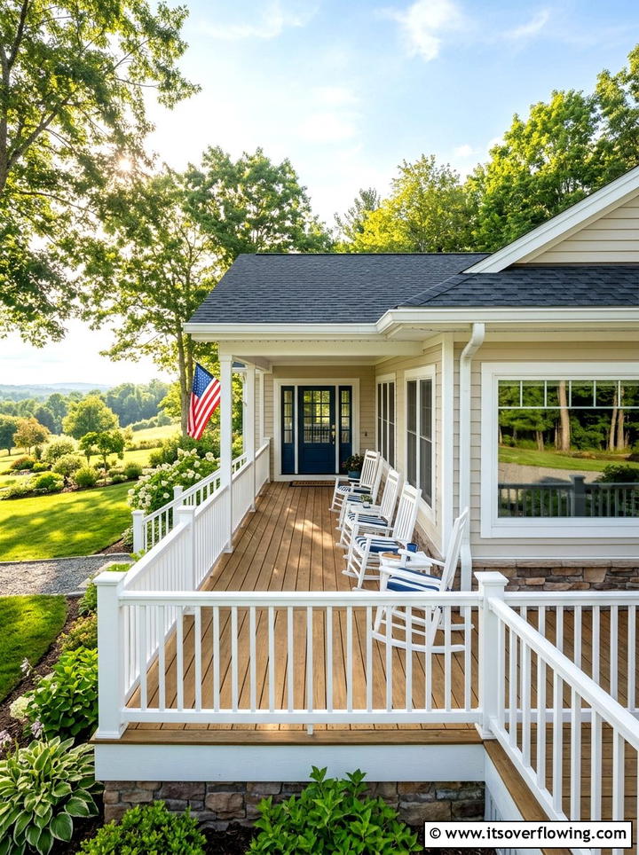 Wraparound Deck For Ranch House - 25 backyard ideas with deck