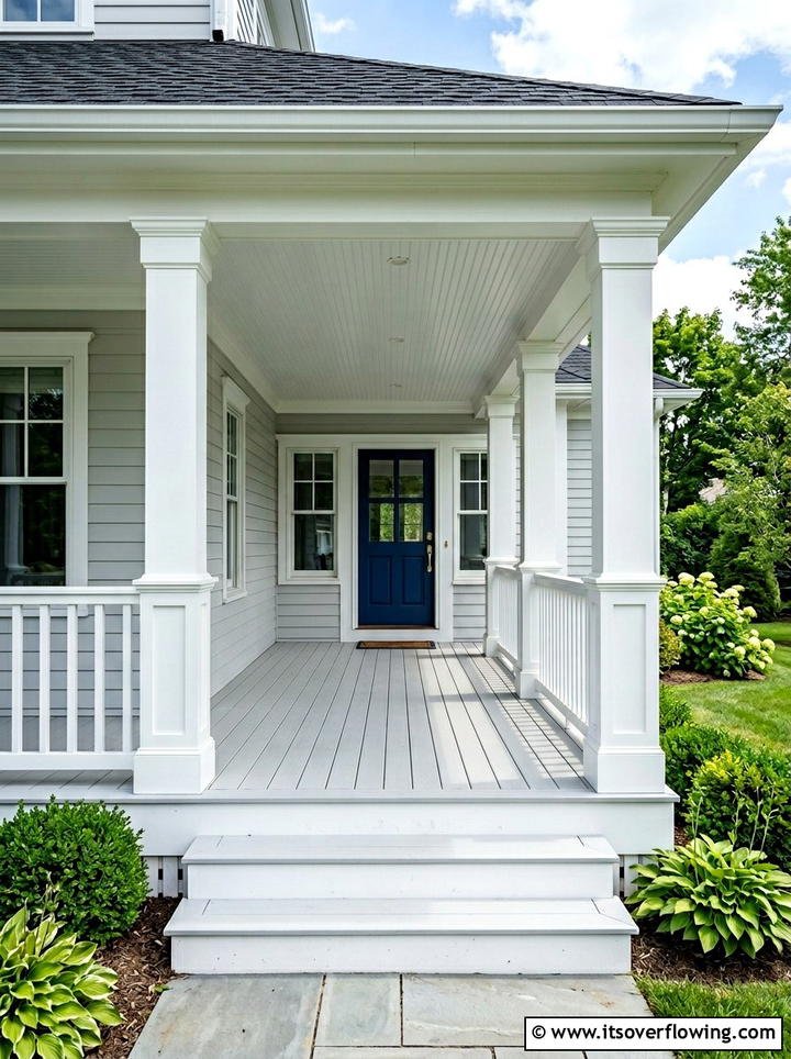 Wrapped Column Porch Railing - 25 front porch ideas with railings