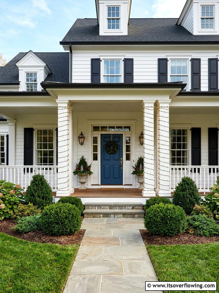 Wrapping Porch Pillars With Lights - 25 front porch ideas with string lights