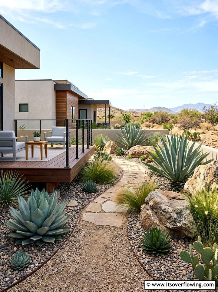 Xeriscape Backyard - 25 garden ideas with native plants