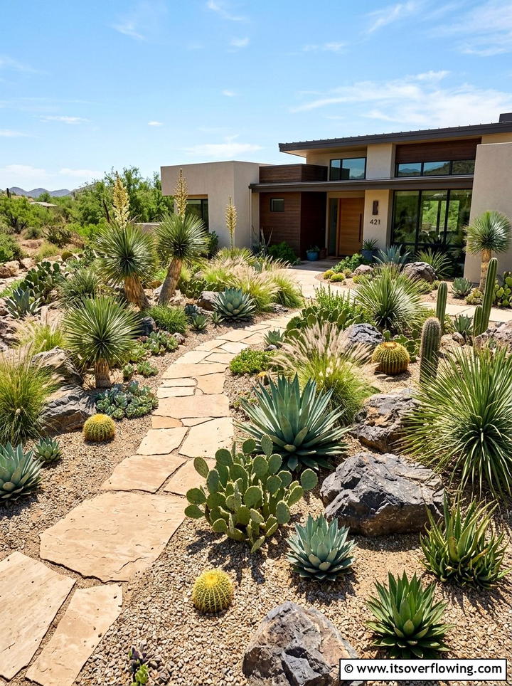 Xeriscape Landscaping - 25 backyard decorating ideas with modern accents