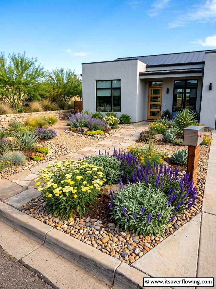 Xeriscape garden design - 25 small garden ideas for full sun