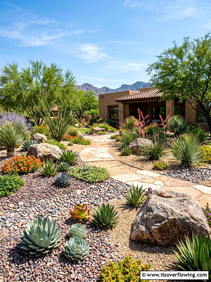 Xeriscape yard - 25 garden design ideas for projects