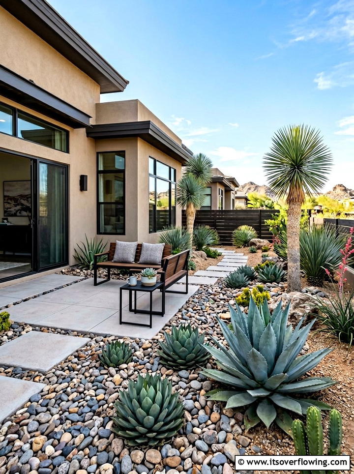 Xeriscaping small yard - 25 small garden ideas with low maintenance plants